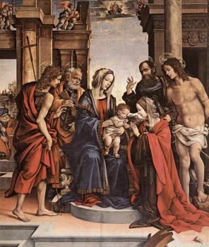 Filippino Lippi : The Marriage of St Catherine